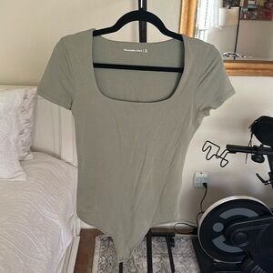 Abercrombie Square Neck Bodysuit